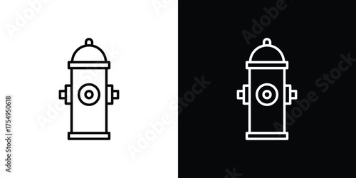 Fire hydrant icon concept. Thin line symbol pack.