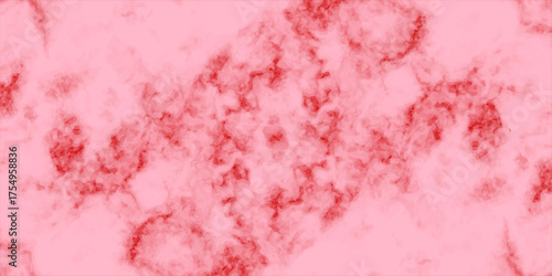 Abstract pink watercolor background texture with sweet dessert heart and lipstick foam. red, isolated, white, color, closeup, colorful, macro