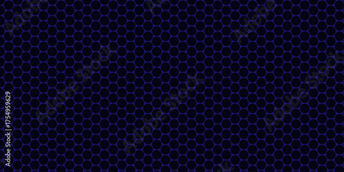 Wallpaper Mural Dark gray seamless carbon fiber texture pattern with metallic grid and hexagon design backdrop.  mesh, speaker, hole, fabric, art, shape Torontodigital.ca