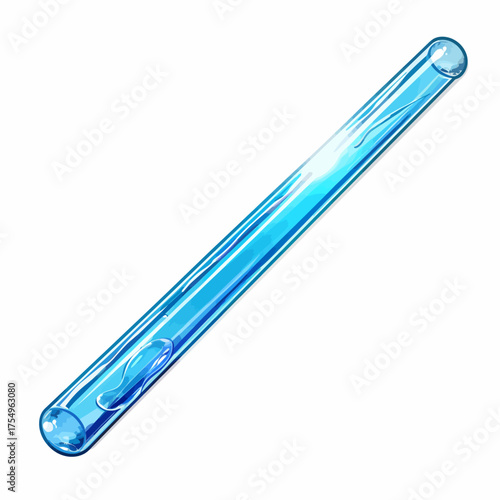 Blue glass rod