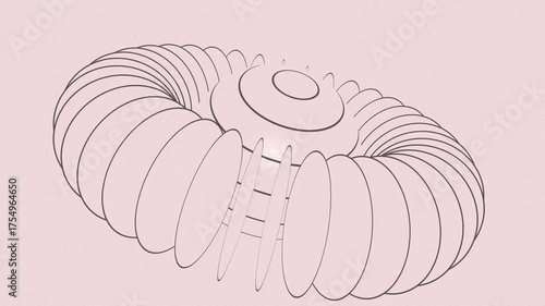 Pink background with black stripes Minimalist Motion Graphics
