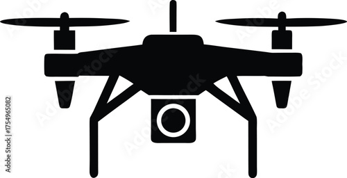 Abstract geometric forms in futuristic silver and blue tones isolated on transparent background