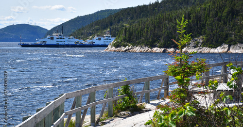 The Saguenay River in summer, Tadoussac, Québec, Canada