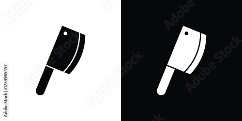Hatchet icon vector graphics, a flat solid icons