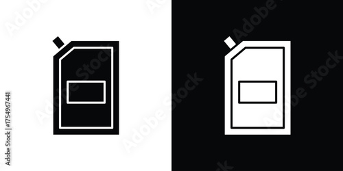 Doy vector graphics, a flat solid icons pouch icon vector graphics, a flat solid icons