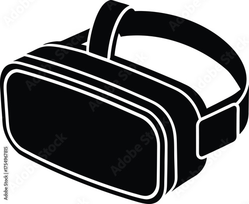 Futuristic abstract neon light tunnel with glowing trails and geometric shapes isolated on transparent background