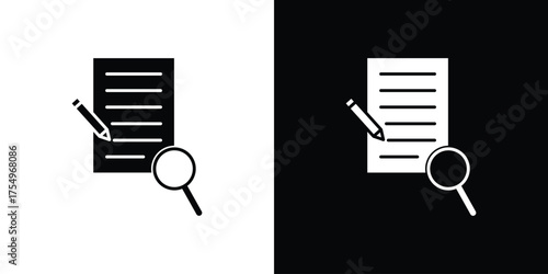 Defining icon vector graphics, a flat solid icons