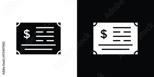 Bonds icon vector graphics, a flat solid icons