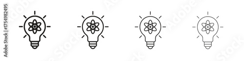 Innovation icon. editable stroke icon for graphic project