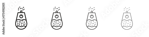 Humidifier. editable stroke icon for graphic project. vector glyph flat icons