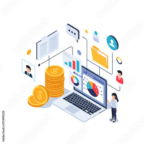 Data driven financial strategy for business growth and profitability.
