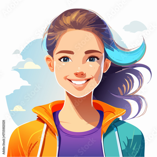 Teenager beim Joggen