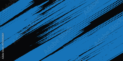 light blue black brush wrap car sticker pattern abstract banner sporty lines black light blue grunge color combination brush pattern