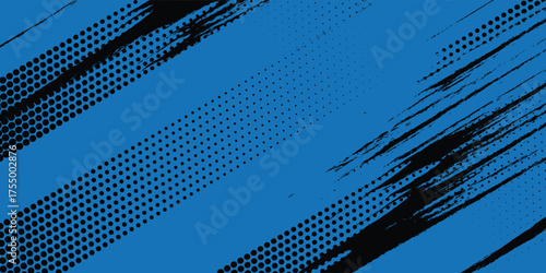 light blue black brush wrap car sticker pattern abstract banner sporty lines black light blue grunge color combination brush pattern