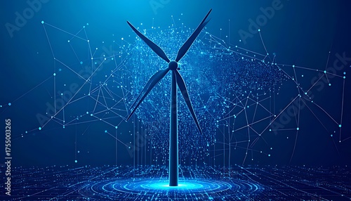 Wind Turbine Technology - Harnessing Renewable Energy with Digital Innovation.