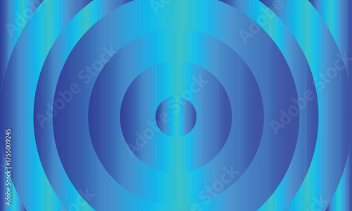Abstract blue background design featuring a concentric circle spiral pattern with subtle light and texture
