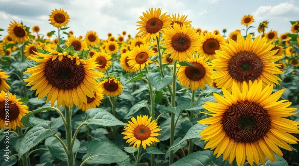 Obraz premium field of sunflowers