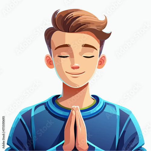Teenager beim Yoga