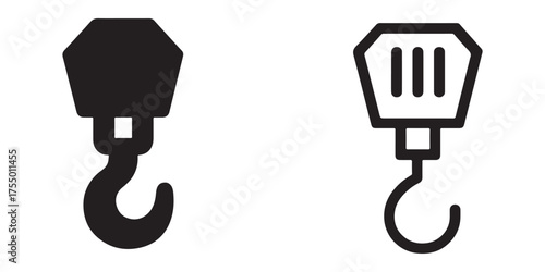 Construction crane hook symbolizing industry engineering and heavy lifting solutions