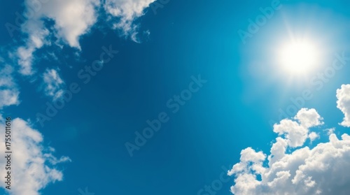 blue sky with clouds
