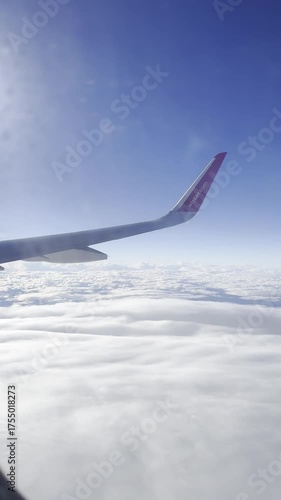 view from airplane window