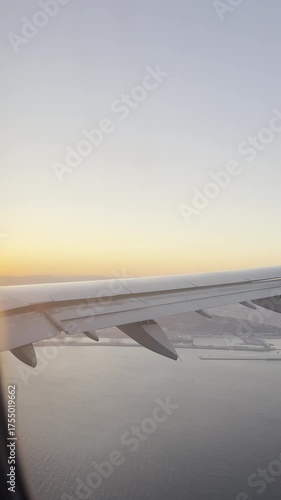 view from airplane window