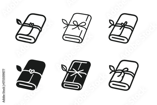 Elegant Jewelry Box Logos. Handcrafted wooden jewelry boxes and organizers. Set Logo of Handcrafted wooden jewelry boxes and organizers: travel jewelry roll.