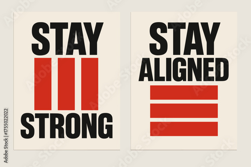 Resilient Banner Design. Resilience. Two vertical A6 banners with safe margins, centered composition, no elements touching edges, brutalist style, black and