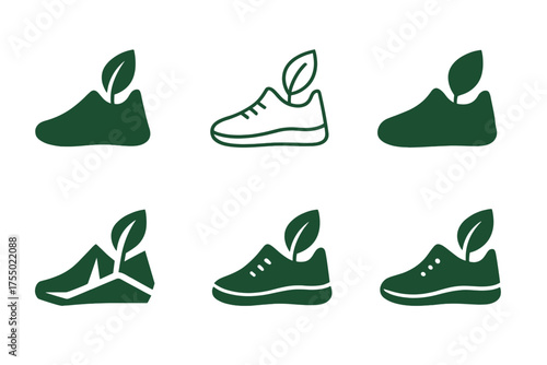 Biodegradable Fabric Logos. Designing clothes using biodegradable smart fabrics. Set Logo of Designing clothes using biodegradable smart fabrics: biodegradable