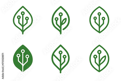 Biodegradable Fabric Logos. Designing clothes using biodegradable smart fabrics. Set Logo of Designing clothes using biodegradable smart fabrics: biodegradable