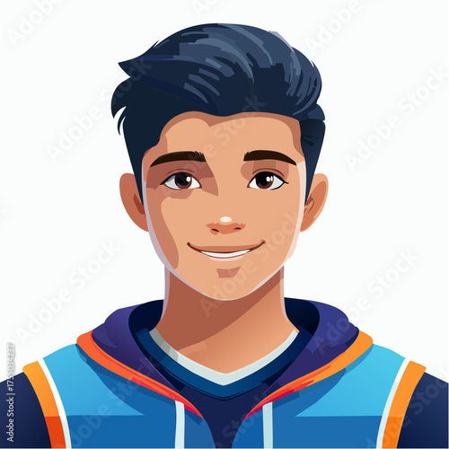 Teenager beim Basketball