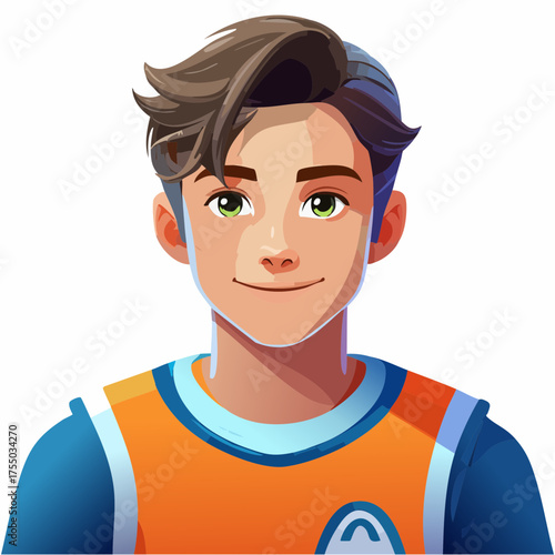Teenager beim Basketball
