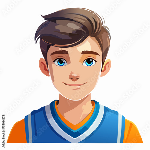 Teenager beim Basketball