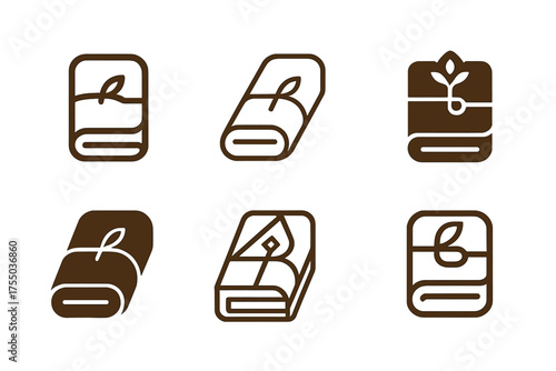 Elegant Jewelry Box Logos. Handcrafted wooden jewelry boxes and organizers. Set Logo of Handcrafted wooden jewelry boxes and organizers: travel jewelry roll.