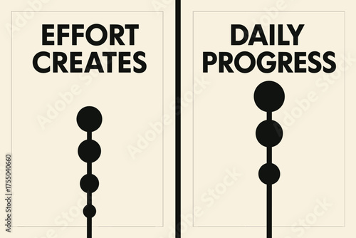 Bauhaus Wisdom Banners. Wisdom. Two vertical A6 banners with safe margins, centered composition, no elements touching edges, bauhaus style, black and cream,