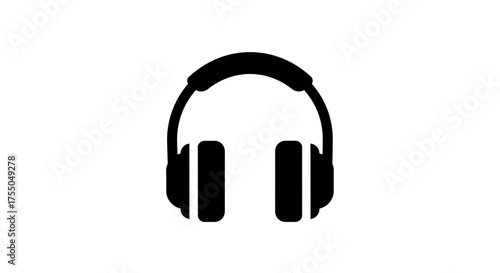 Vector art of headphone icon vector illustration design