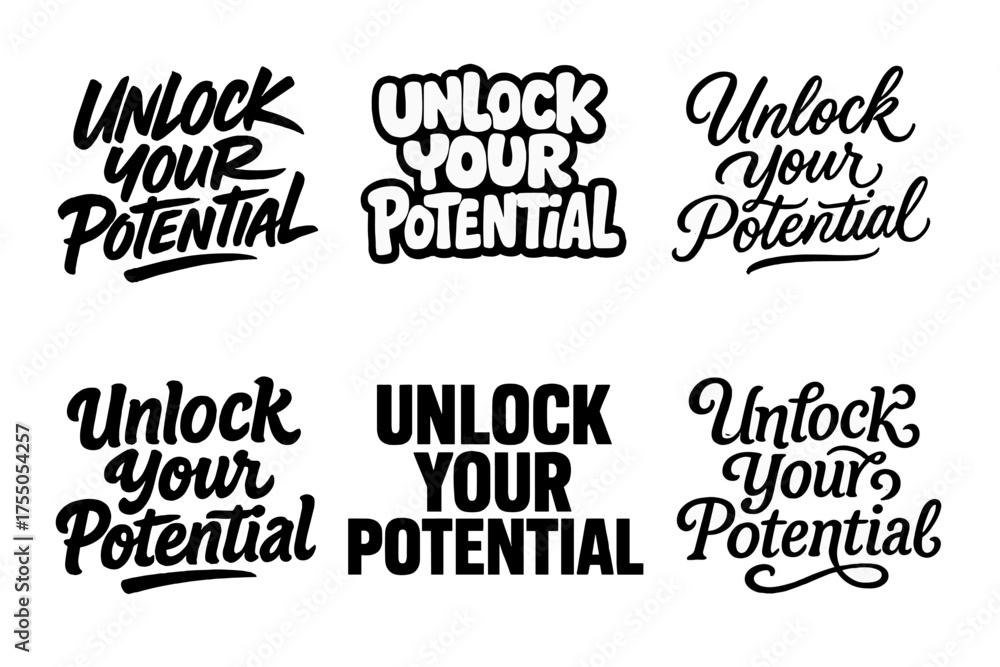 Fototapeta premium Creative Lettering Grid. Education. Solid icons set of Education: Book, P