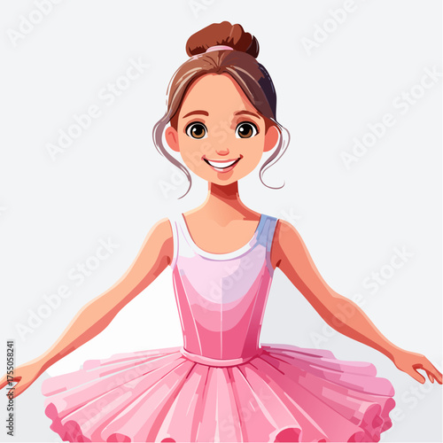 Teenager Ballerina mit Tutu