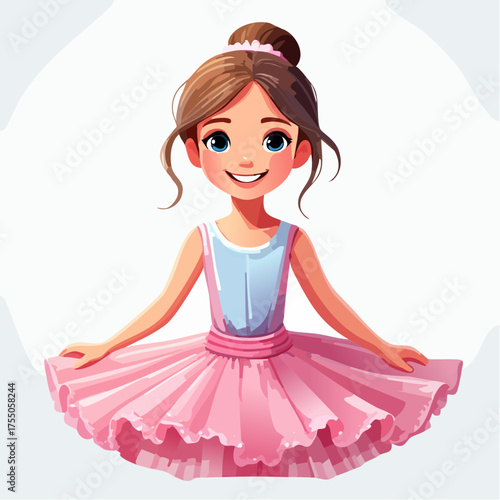 Teenager Ballerina mit Tutu