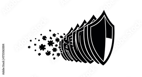 Digital shields protecting against digital threats and viruses