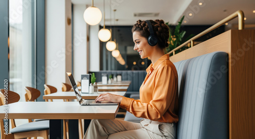 Customer support agent training photo for helpdesk software marketing remote service or call center documentation and client communication guidelines for SaaS businesses and online platforms