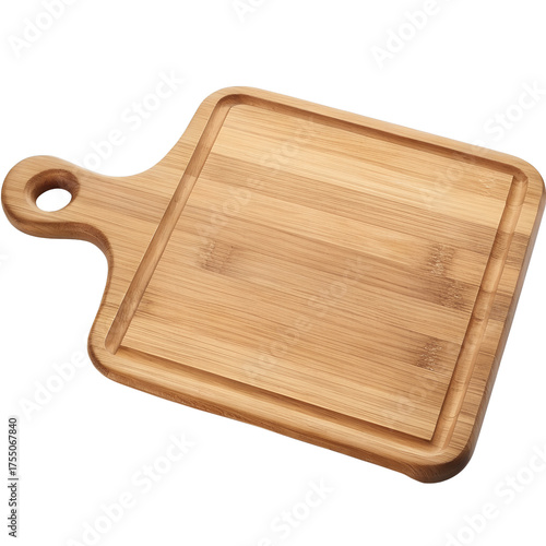 Premium quality wooden cutting board for kitchen use and culinary preparation with smooth surface