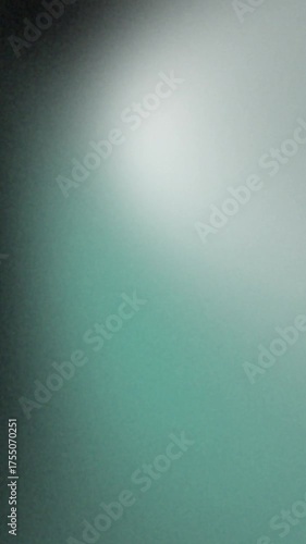 White and Teal Gradient with Dark Green Hue background