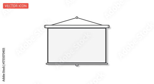 Cartoon Illustration of a Yellow and Orange Flag.