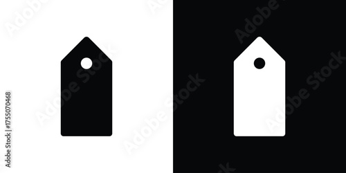 Label icon. filled flat sign concept and web design