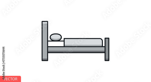 Simple illustration of a round-bottomed laboratory flask filled with blue liquid and bubbles.