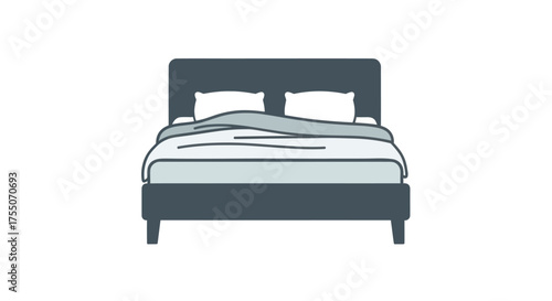 Line Art Measuring Cup with Liquid and Measurement Markings.