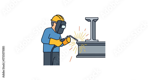 Industrial Caulk Gun with Trigger and Plunger Mechanism.