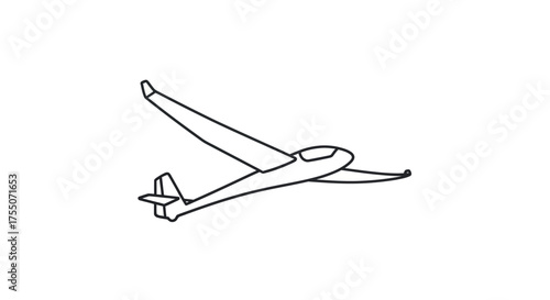 Industrial excavator bucket line art illustration.