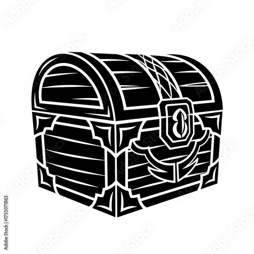 Unlock the mystery of this vintage treasure chest, perfect for adding a touch of adventure and intrigue to your next project, inspiring discovery and imagination.